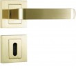Klamka OFFICE z�ota satyna - z blokad� WC