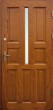 Drzwi zewnętrzne drewniane DS1 szkło płaskie lustro weneckie