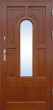 Drzwi zewnętrzne drewniane DS4 szkło płaskie lustro weneckie