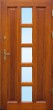 Drzwi zewnÄtrzne drewniane DS6 szkĹo pĹaskie lustro weneckie