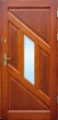 Drzwi zewnÄtrzne drewniane DS24 szkĹo wypukĹe reflex brÄz