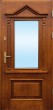 Drzwi zewnÄtrzne drewniane DS27 szkĹo pĹaskie lustro weneckie