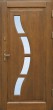 Drzwi zewnętrzne drewniane DS30 szkło płaskie lustro weneckie