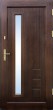 Drzwi zewnÄtrzne drewniane DS34 szkĹo pĹaskie lustro weneckie