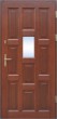Drzwi zewnÄtrzne drewniane DS45 szkĹo wypukĹe reflex brÄz