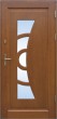 Drzwi zewnÄtrzne drewniane DS49 szkĹo pĹaskie lustro weneckie