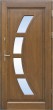 Drzwi zewnÄtrzne drewniane DS51 szkĹo wypukĹe reflex brÄz