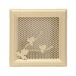 Kratka kominkowa 16x16 cm kość słoniowa