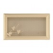 Kratka kominkowa 16x32 cm kość słoniowa